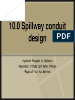 Spillway Conduit Design