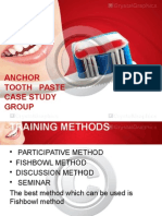 Anchor Tooth Paste Case Study Group