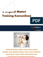 4 Urgensi Materi Training Komunikasi