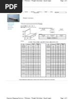 Steel Angle Weight Chart | PDF
