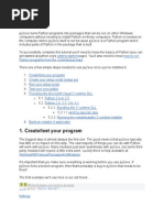 Tutorial Py2exe