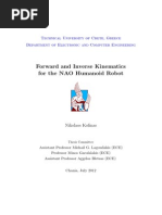 Forward and Inverse Kinematics of NAO