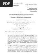 Download In the matter of NIGEL BAGGALEY aka Nigel Quinlan by Legal Cheek SN266636127 doc pdf