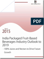 India Packaged Fruit Drinks Market Trends and Growth, 2019