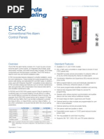 Edwards Signaling EFSC302RD Data Sheet