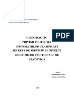 Ghid - Protectia Informatiilor Clasificate