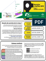 Folleto Horarios y Tarifas 