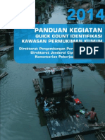 Buku Panduan Quick Count Identifikasi Kawasan Permukiman Kumuh DJCK 2014