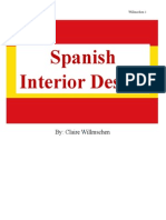 Interior Design 2 Spanish Research Paper