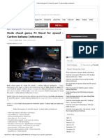 Kode Cheat Game PC Need For Speed - Carbon Bahasa Indonesia