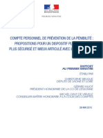 Rapport - Compte Personnel de Prévention de La Pénibilité