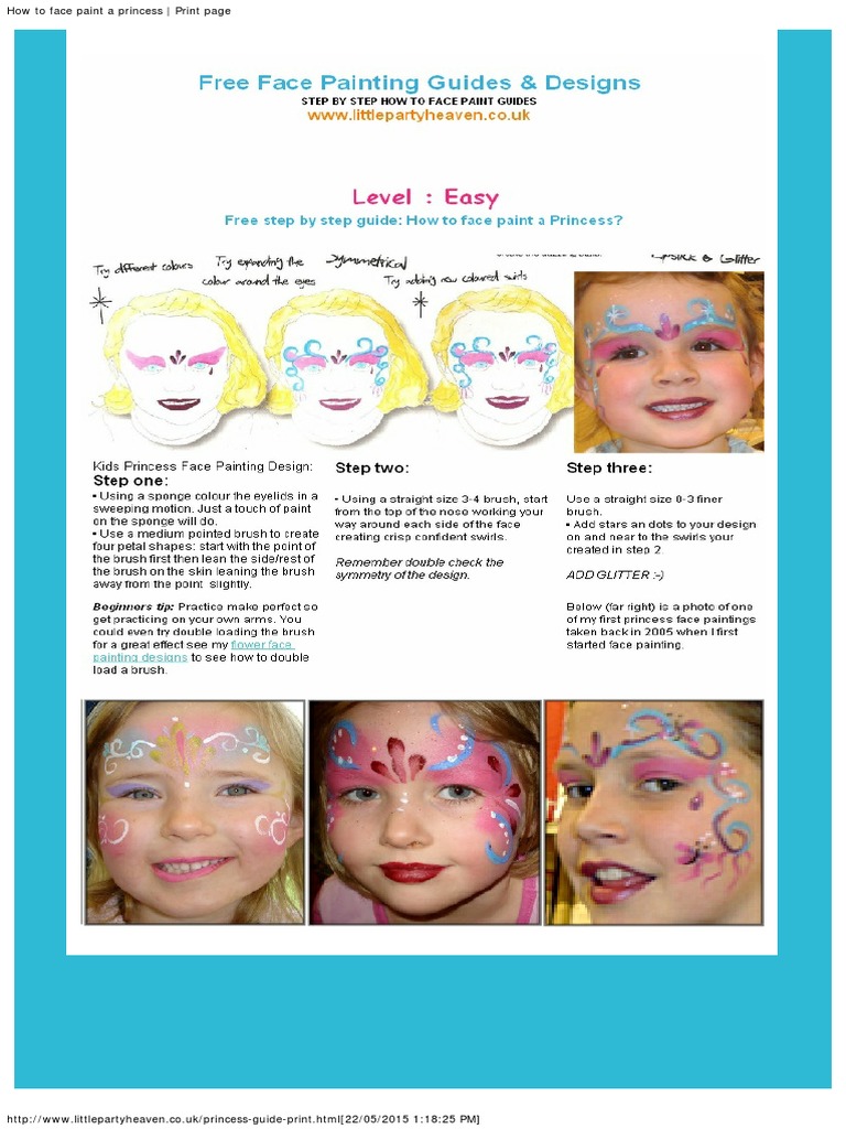 Facepainting Guide PDF