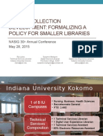 E-Book Collection Development: Formalizing A Policy For Smaller Libraries