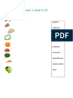 Vegetables Match 2º PrimC