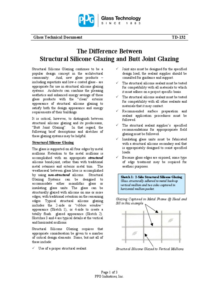 Butt Joint x Structural Silicon Glazing Silicone Glasses