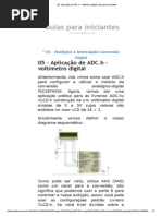 05 - Aplicação de ADC