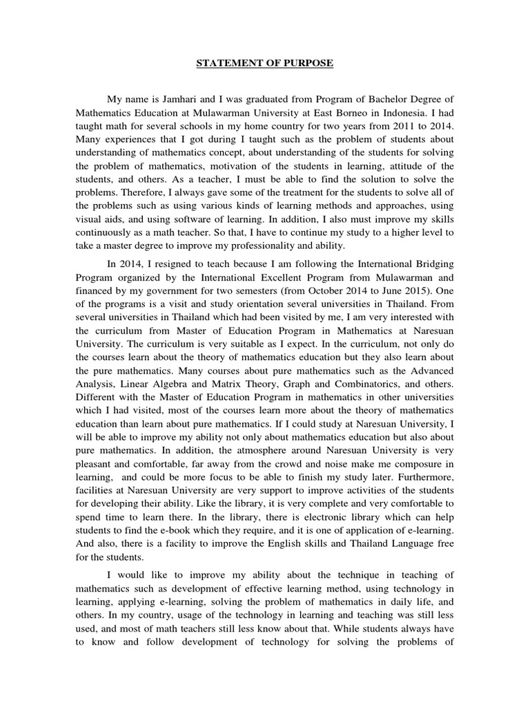 Physics personal statement image