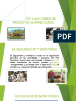 Seguimiento y Monitoreo de Proyectos Agropecuarios