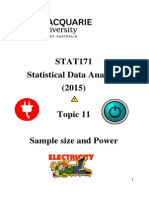 STAT171 Statistical Data Analysis (2015)