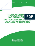 Tratamiento de Las Sanciones No Pecuniarias en El c t