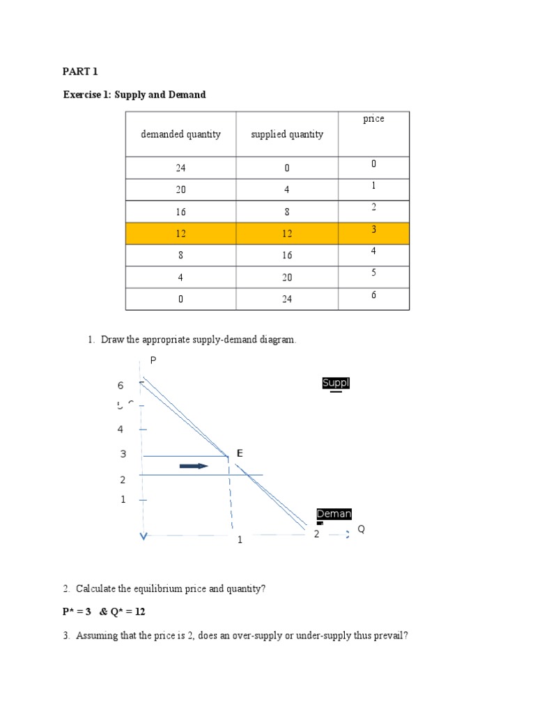 Microeconomics Exercises and Solutions | PDF | Demand | Utility