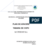 Plan Tabara Copii