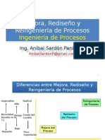 02 - Mejora - Rediseño y Reingenieria de Procesos - Ingenieria Procesos