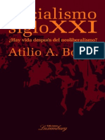 Borón, Atilio - Socialismo Siglo XXI - _Hay Vida Después Del Neoliberalismo.