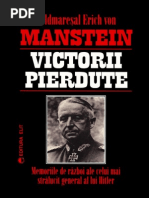 Download Erich Von Manstein Victorii Pierdute by Tiberiu Back SN266670947 doc pdf