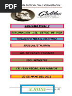 Exploracion Del Estilo de Vida.