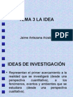  4 Ideas de Investigación