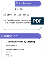 Solve System of Equations Using Graphing