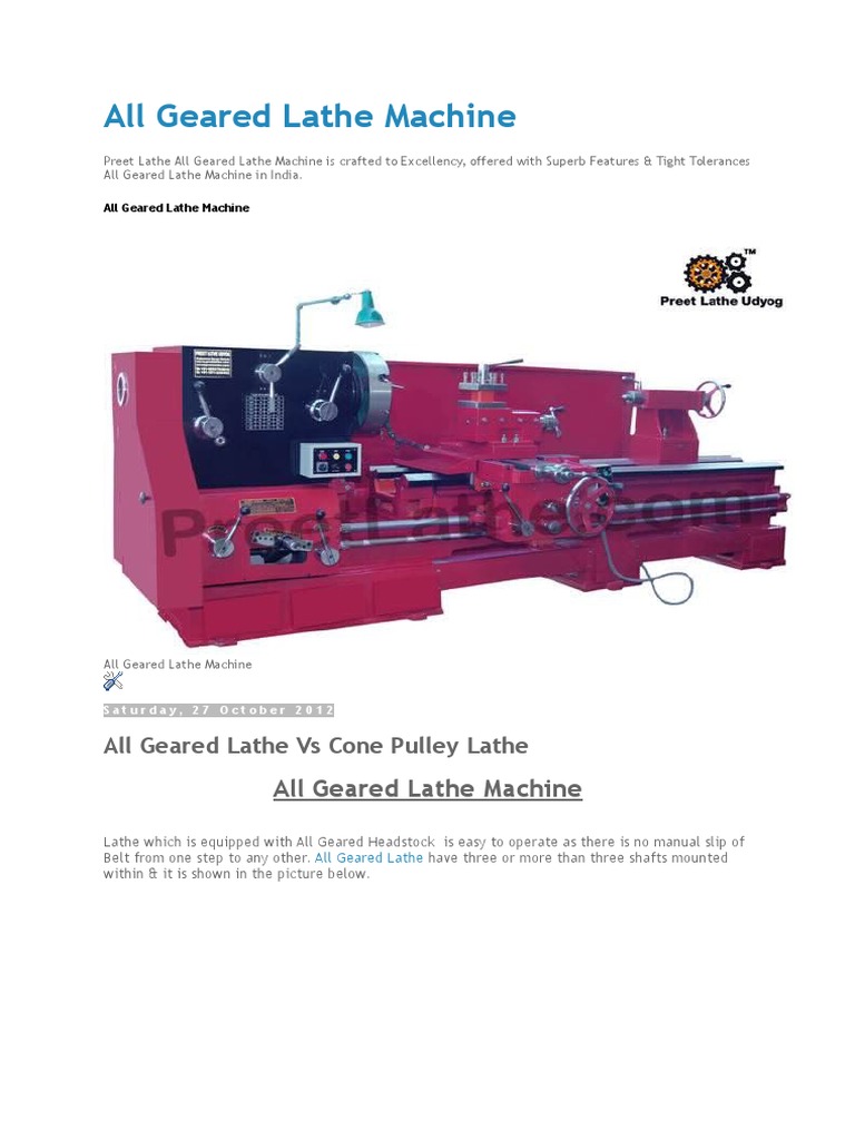 Pulley and Gear PDF Belt (Mechanical) Gear
