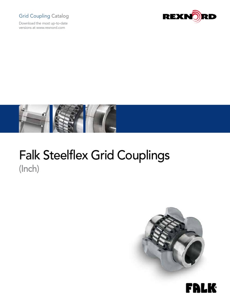 421110 Falk Steelflex Grid Couplings Catalog PDF Horsepower