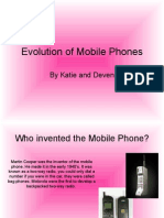 Evolution of Mobile Phones