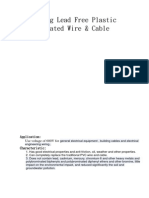 Tatung Lead Free Plastic Insulated Wire & Cable: Application: Use Voltage of 600V For Characteristic