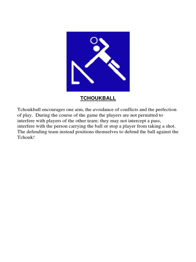 tchoukball rules Games Of Physical Skill Team Sports