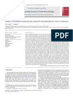 Analysis of foodborne outbreak data reported internationally for source attribution