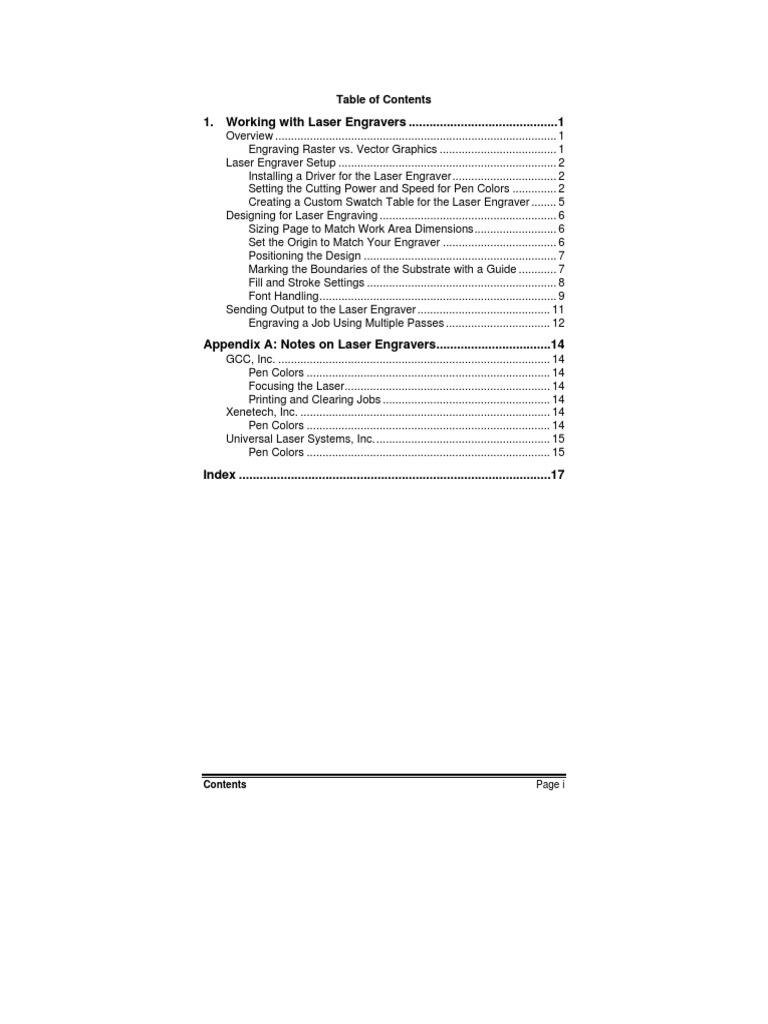 Laser Engraving Manual Pdf Magenta Typefaces