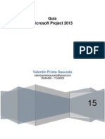 Manual de Microsoft Project 2013