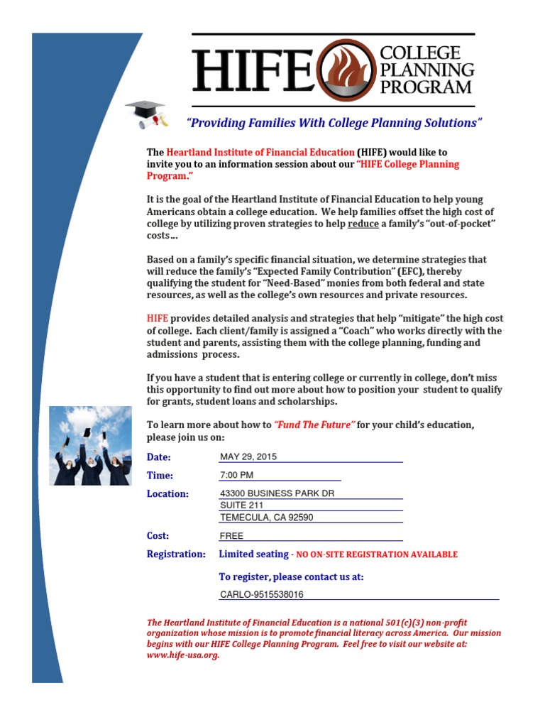 HIFE CPP Invitation | PDF | Wellness