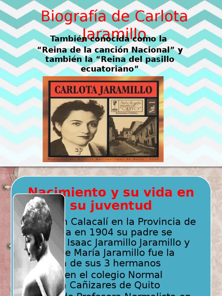 Biografía De Carlota Jaramillo Pdf