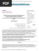 Tinkazos - Perspectivas Hacia Una Educación Intracultural en El Contexto Indígena Originario Campesino