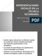 Representaciones sociales en la Escuela Secundaria.pptx