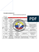 Rubrica 6° Periodo 3