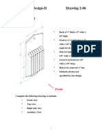 Knife Rack Drafting Design