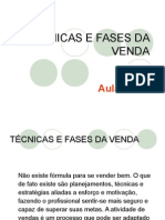 Tecnicas e Fases Da Venda Aula 8 e 9