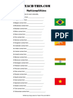 Nationalities PDF