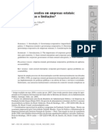 Governança Corporativa Em Empresas Estatais