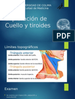 Exploración de Cuello y Tiroides